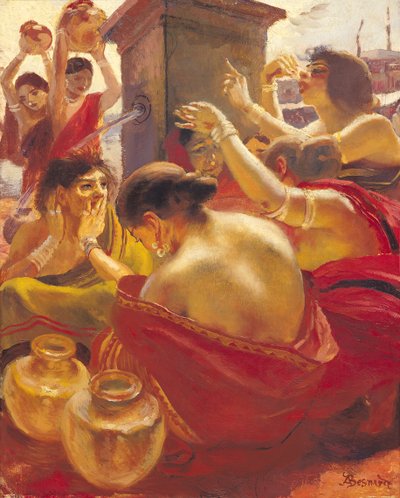 Women of Madura at a Fountain by Paul Albert Besnard